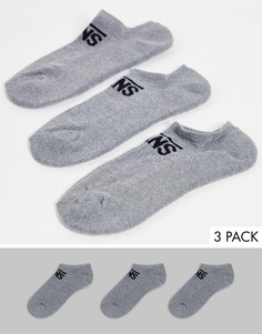 Набор из 3 пар серых носков Vans Classic Kick-Серый