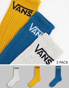 Набор из 3 пар разноцветных носков Vans Classic-Разноцветный