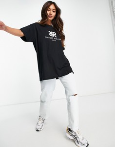 Черная футболка с надписью "RR Couture" River Island-Черный цвет