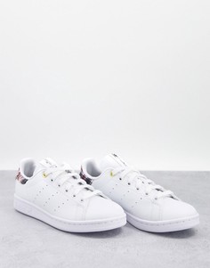 Белые кроссовки с принтом на пятке adidas Originals Her Studio Stan Smith-Белый