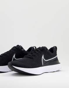 Черные кроссовки Nike Running React Infinity Run 2-Черный цвет