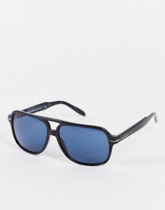Солнцезащитные очки с двойной надбровной планкой Michael Kors-Голубой