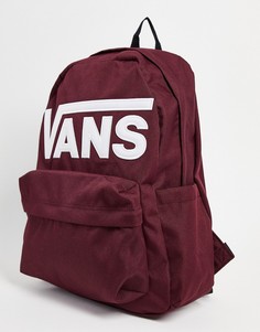 Бордовый рюкзак Vans Old Skool Drop V-Красный