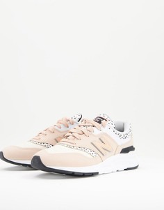 Кремовые кроссовки New Balance 997-Светло-бежевый цвет