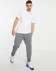Комплект из джоггеров с узором «елочка» и футболки River Island-Серый