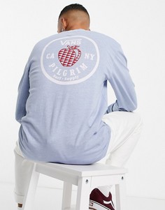 Голубой лонгслив Vans х Pilgrim Surf + Supply