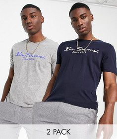 Набор из 2 футболок с логотипом Ben Sherman-Многоцветный