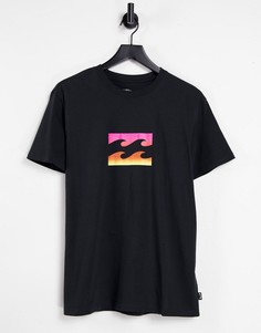 Черная футболка с короткими рукавами Billabong Team Wave-Черный