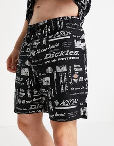 Черные шорты Dickies Pillager-Черный цвет