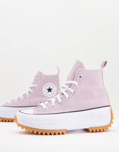 Розовые кроссовки Converse Run Star Hike-Розовый цвет