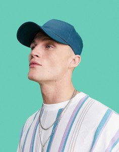 Изумрудно-зеленая бейсболка ASOS DESIGN-Зеленый цвет