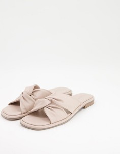 Нежно-розовые сандалии на плоской подошве с бантом Ted Baker Pebba-Розовый цвет