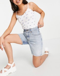Выбеленные шорты Topshop Editor-Голубой