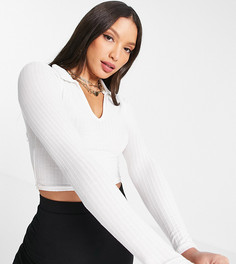 Черная трикотажная юбка-карандаш мини ASOS DESIGN Tall-Черный цвет