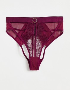 Бордовые трусы Ann Summers Heartracer-Красный