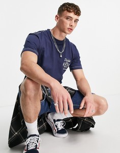 Футболка темно-синего цвета Dickies Halma-Голубой