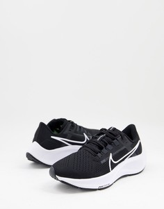 Черные беговые кроссовки Nike Running Air Zoom Pegasus 38-Черный цвет
