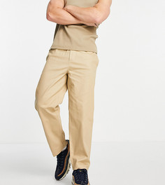 Светло-бежевые свободные брюки из саржи COLLUSION-Светло-бежевый цвет