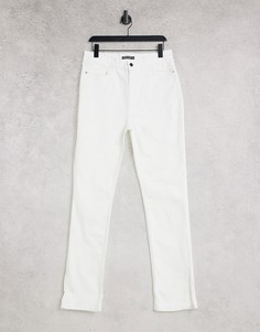 Белые эластичные джинсы с разрезами по бокам I Saw It First-Белый