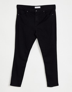 Черные джинсы Topshop Leigh-Черный цвет