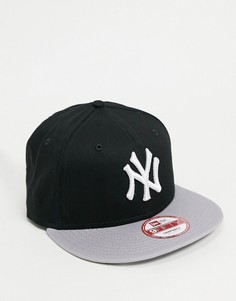 Кепка черного цвета с логотипом New Era-Черный