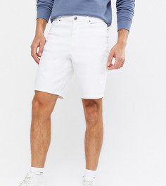 Свободные джинсовые шорты белого цвета New Look-Белый