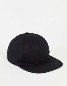 Черная бейсболка ASOS DESIGN-Черный цвет