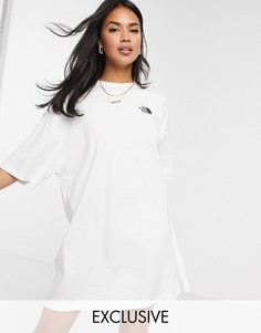 Белое трикотажное платье-футболка The North Face – эксклюзивно для ASOS-Белый