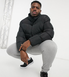 Черный пуховик из экологичных материалов ASOS DESIGN Plus-Черный цвет