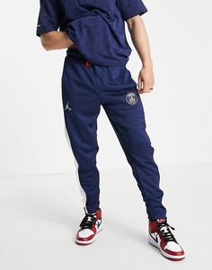 Темно-синие джоггеры со вставками Nike Football Paris Saint-Germain x Jordan-Темно-синий