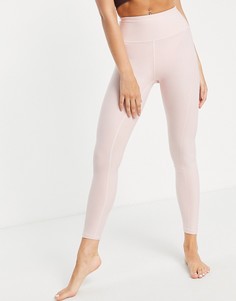 Светло-розовые леггинсы длиной 7/8 с завышенной талией Puma Yoga Studio Yogini Luxe-Розовый цвет