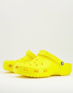 Желтая классическая обувь Crocs-Желтый