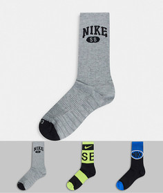 Набор из 3 пар носков Nike Everyday Max Lightweight-Многоцветный