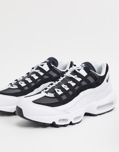 Белые кроссовки Nike Air Max 95-Белый