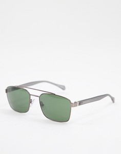 Солнцезащитные очки с квадратными стеклами Hugo Boss 1117/S-Зеленый цвет