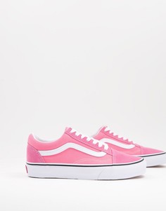 Розовые кеды Vans Old Skool-Розовый цвет