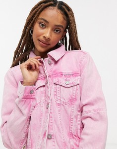 Джинсовая куртка Free People-Розовый цвет
