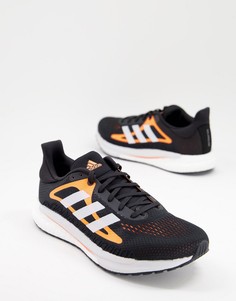 Черные кроссовки adidas Running Solar Glide-Черный цвет