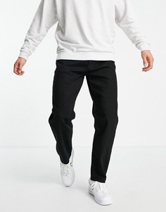 Черные джинсы свободного кроя Topman-Черный цвет