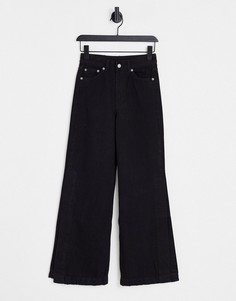 Черные джинсы с широкими штанинами Dr Denim Dylan-Черный цвет