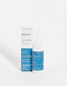 Очищающая сыворотка с салициловой кислотой для кожи головы и жирных волос против перхоти Revolution Haircare Salicylic Acid Clarifying Scalp Serum for Oily Dandruff-Бесцветный