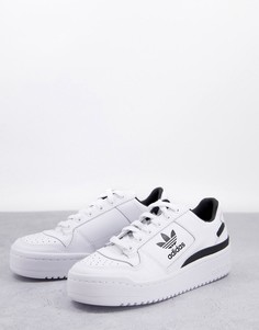 Черно-белые кроссовки adidas Originals Forum Bold-Белый
