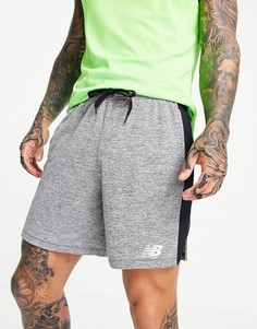 Серые легкие трикотажные шорты New Balance Training-Серый