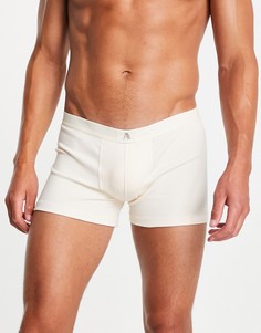 Серые боксеры-брифы в рубчик ASOS DESIGN Two Mile-Серый