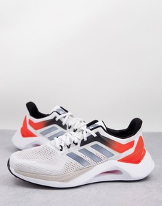 Кроссовки красного и белого цвета adidas Training Alphatorsion 2.0-Белый