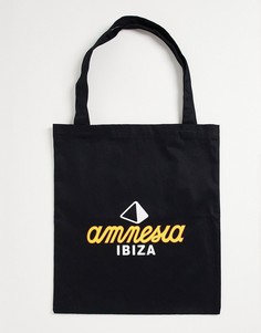 Сумка-тоут с принтом "Amnesia Ibiza" Boardmans-Черный цвет