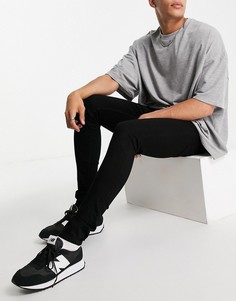 Черные супероблегающие джинсы LDN DNM-Черный цвет