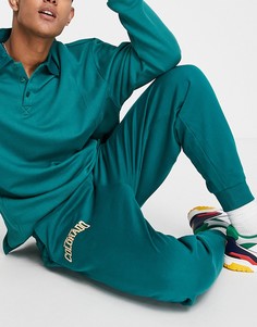 Oversized-джоггеры зеленого цвета с принтом "Colorado" от комплекта ASOS DESIGN-Зеленый цвет