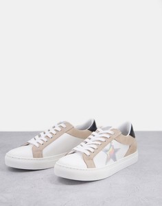 Бежевые кроссовки Steve Madden Estrella-Светло-бежевый