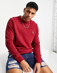 Красный свитшот с круглым вырезом PS Paul Smith